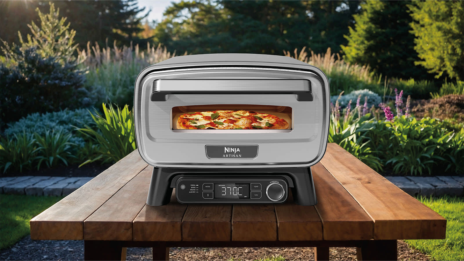 Ninja Artisan Electric Outdoor Pizza Oven & Air Fryer MO201UK